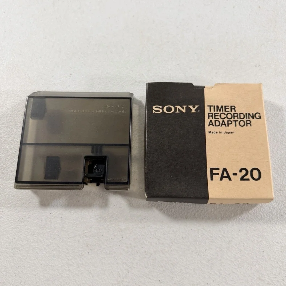 NOS Sony FA-20 TIMER RECORDING ADAPTER 3-648-188 Vintage U-MATIC Player Recorder